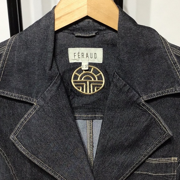 Vintage Louis Feraud Lightweight Jean Blazer - Picture 1 of 5